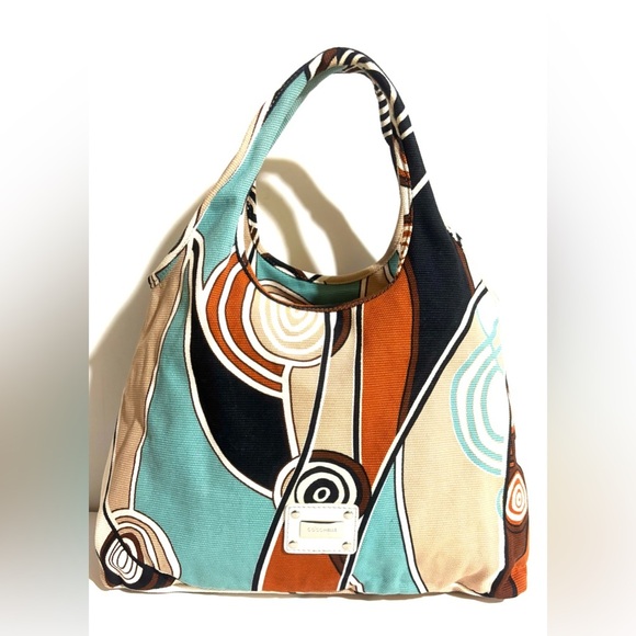 Cocoinelle  multicolor print hobo  Bag with Artistic Design - Picture 1 of 7